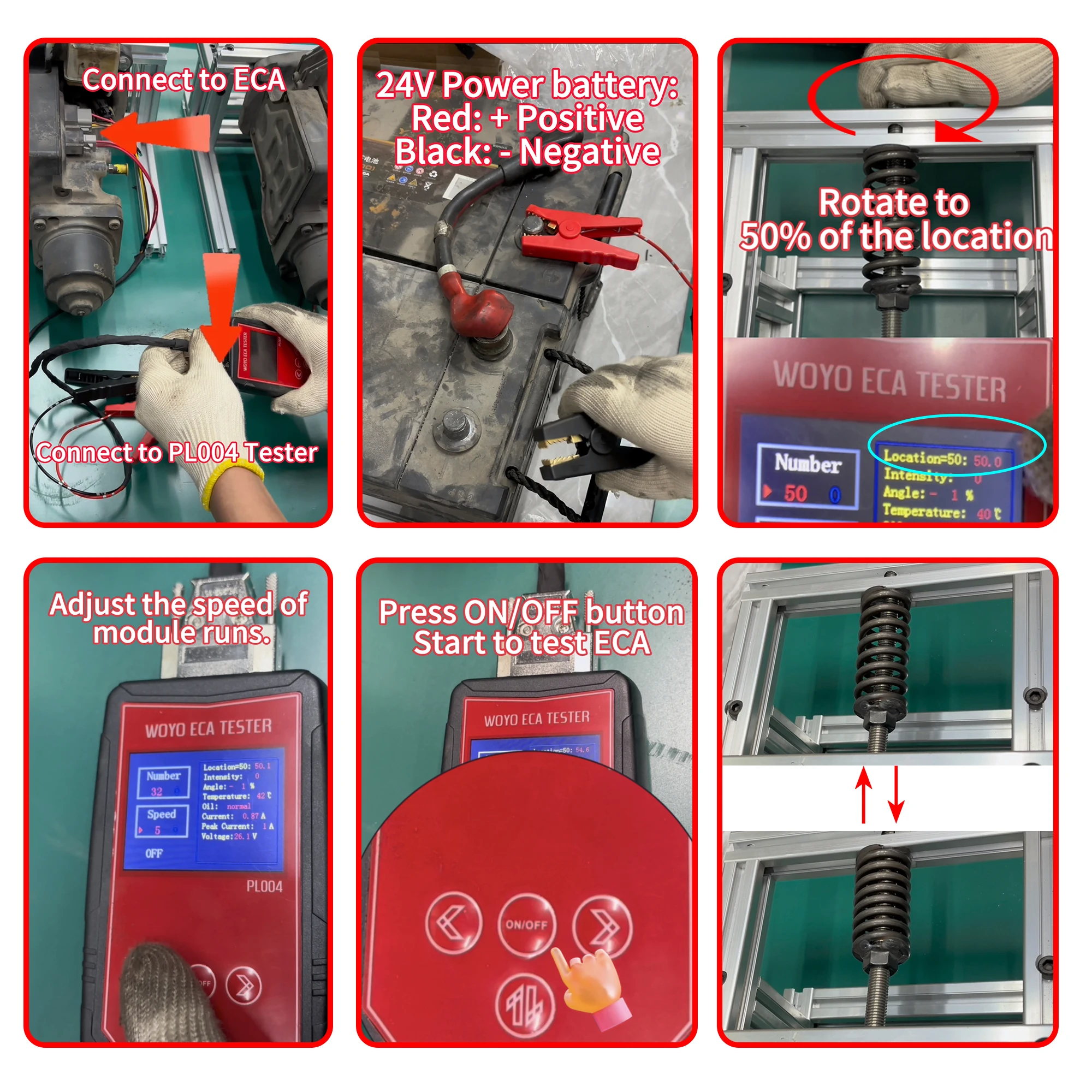 WOYO PL004 ECA Tester