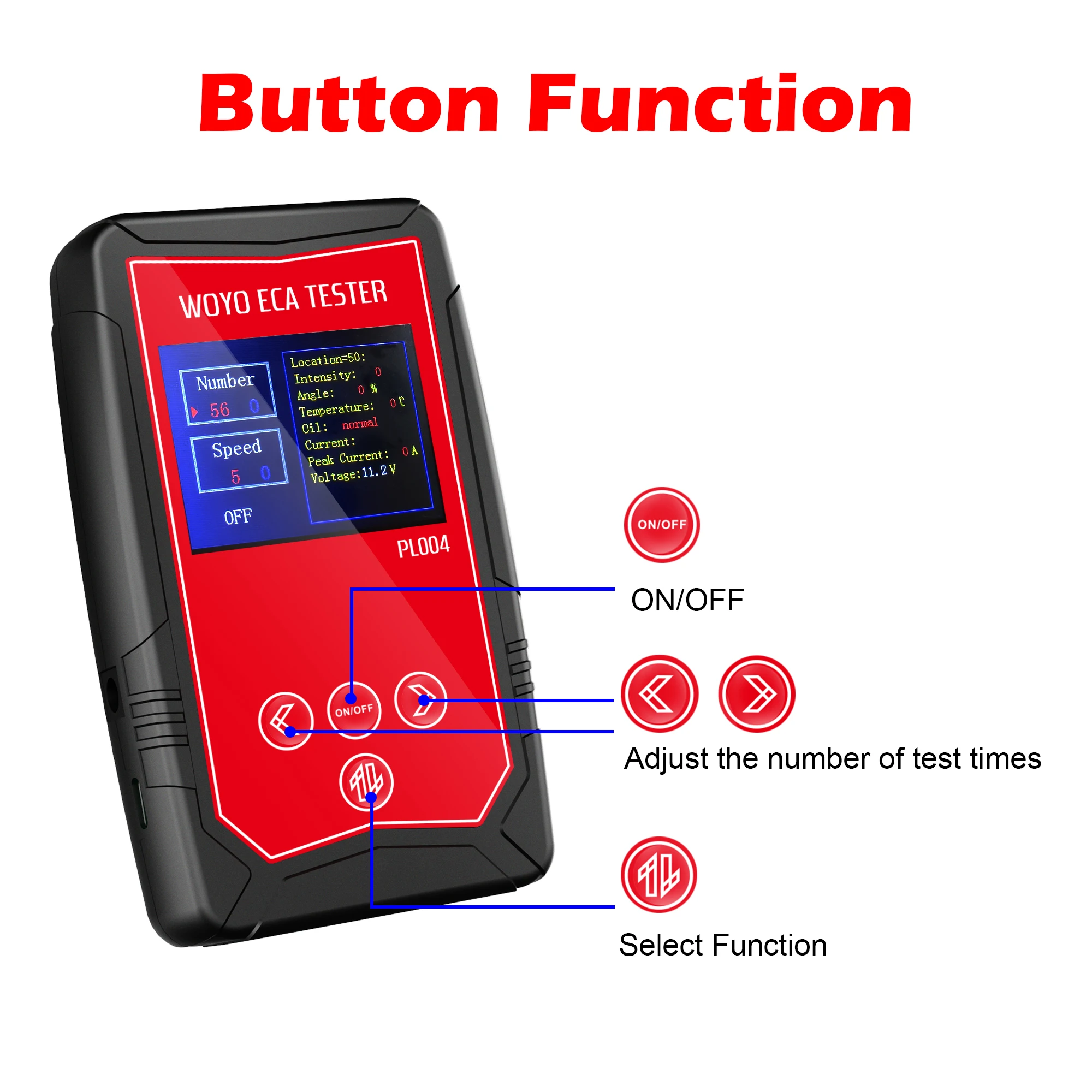 WOYO PL004 ECA Tester