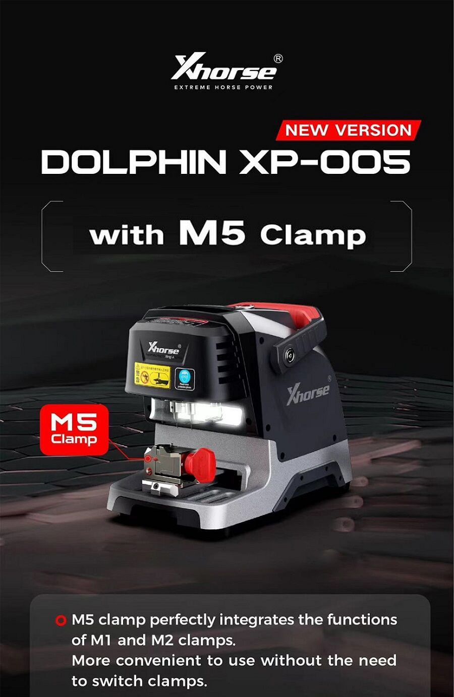 Xhorse Dolphin XP-005 XP005 XP0501EN Schlüsselschneidemaschine