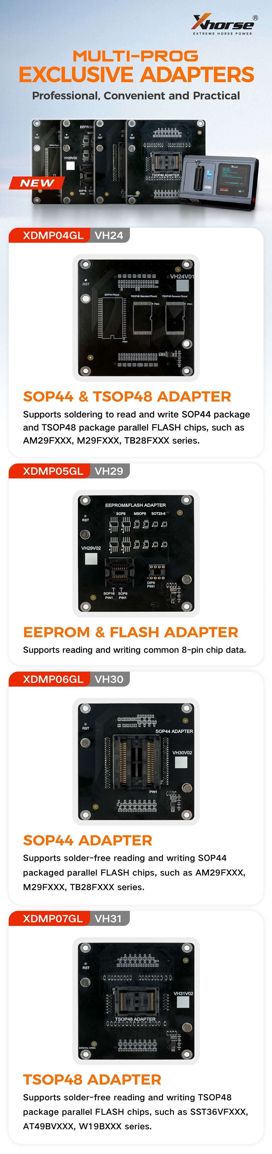 Xhorse Multi-Prog Programmer Adapter