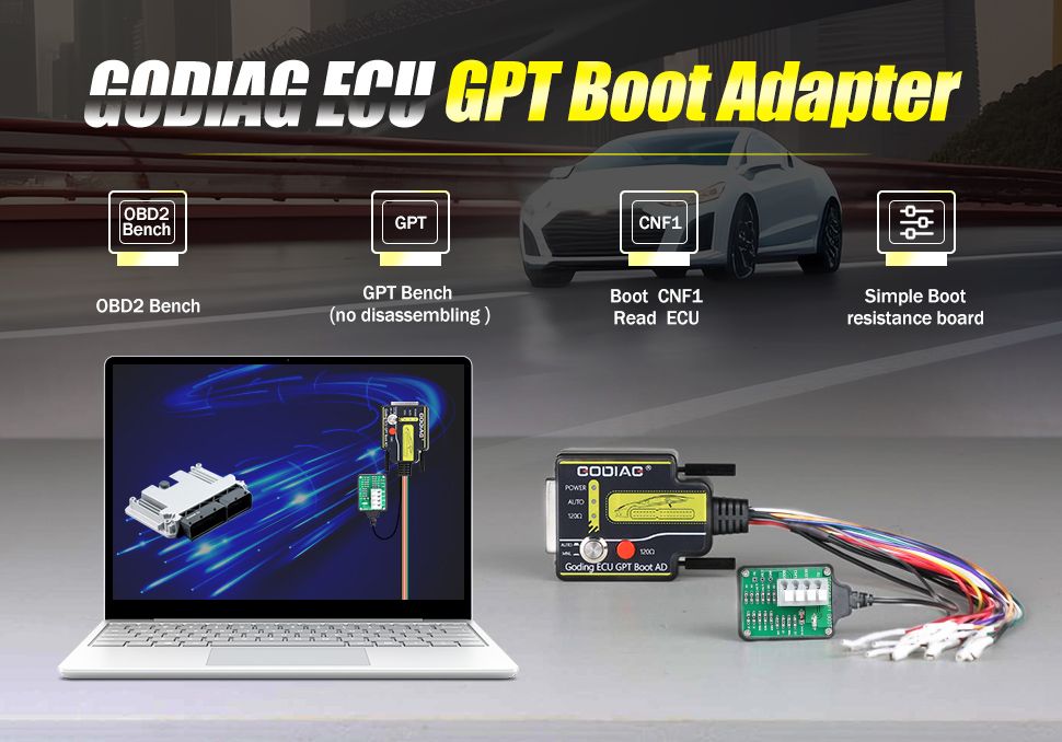 GODIAG ECU GPT Boot AD ECU Steckverbinder