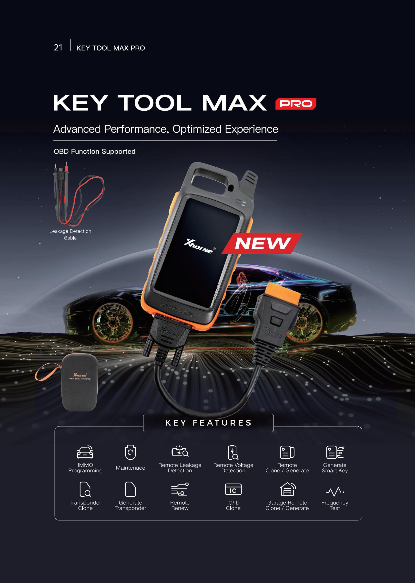 Xhorse VVDI Key Tool Max Pro mit MINI OBD Tool Funktion