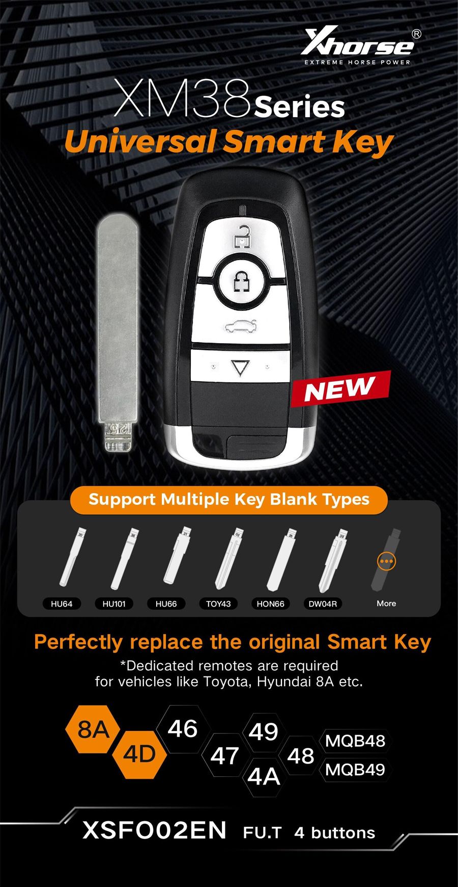 Universal Smart Key der Serie Xhorse XM38