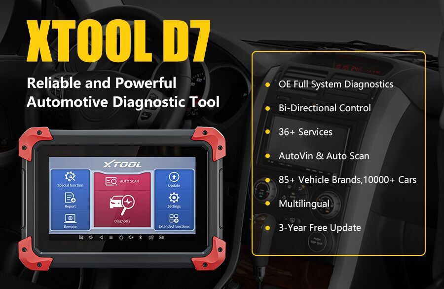 XTOOL D7 Automotive Diagnostik Werkzeug