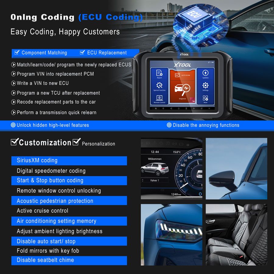 XTOOL D9HD Truck and Car diagnostic tool 