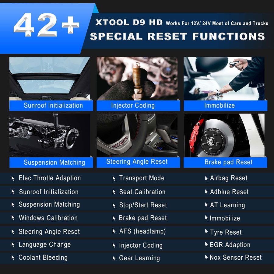 XTOOL D9HD Truck and Car diagnostic tool 