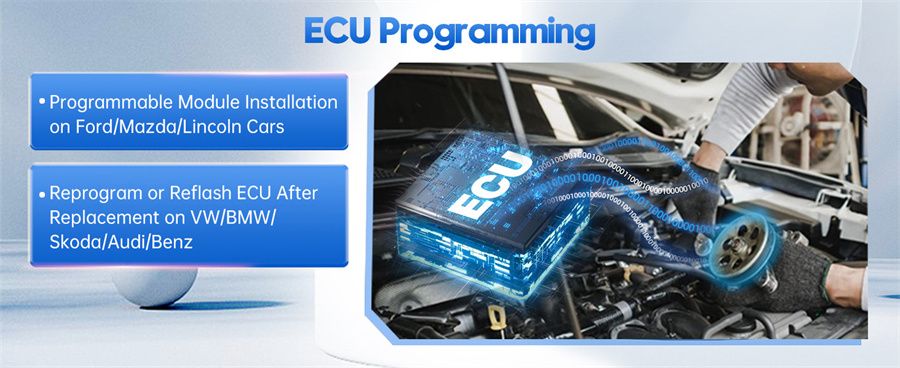 XTOOL D9S Pro Auto Diagnosescanner Unterstützung ECU Codierung Schlüsselprogrammierung