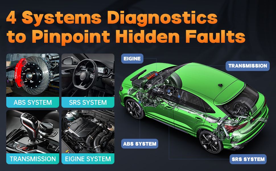 XTOOL InPlus IP508 OBD2 Scanner Diagnosewerkzeug mit 6 Dienstleistungen