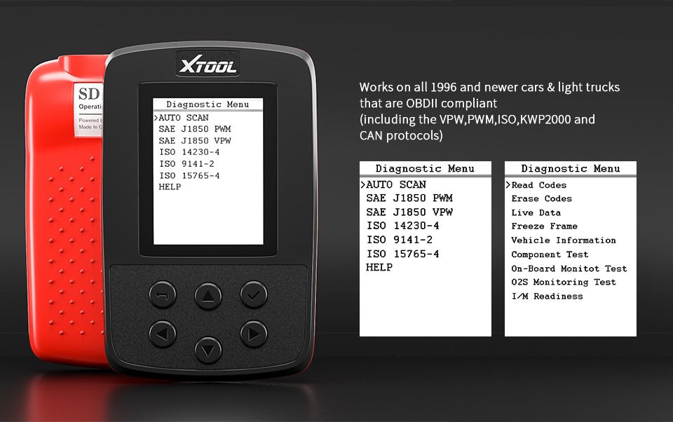XTOOL SD100 Volle OBD2 DIY OBD2 Code Reader 