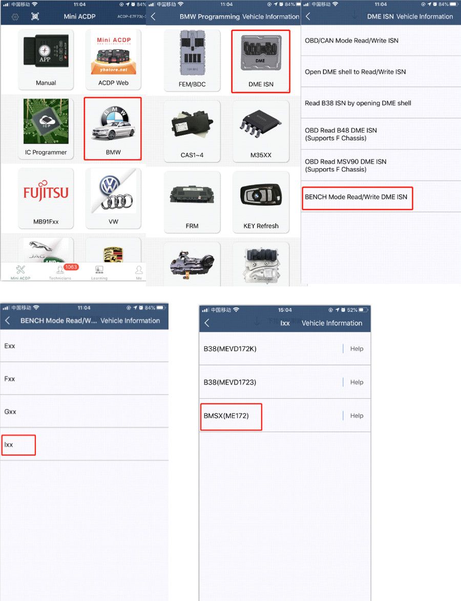Yanhua BMW DME ACDP-2 Adapter 