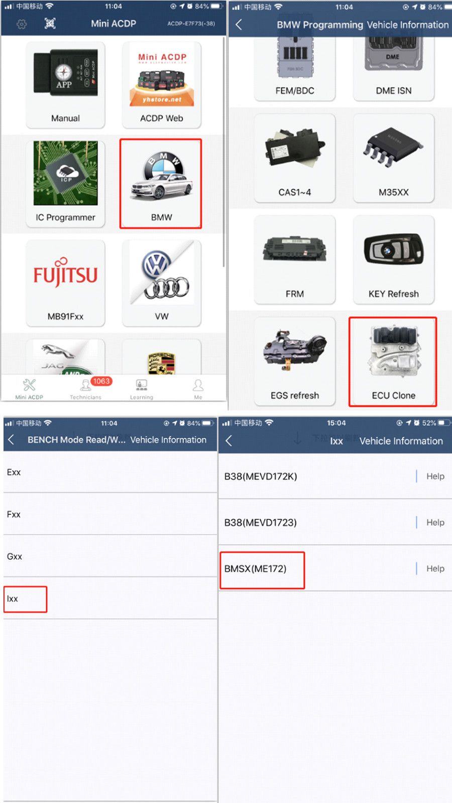 Yanhua BMW DME ACDP-2 Adapter 
