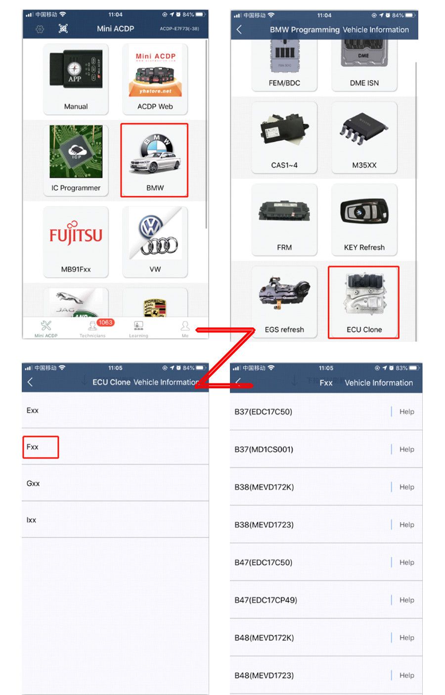 Yanhua BMW DME ACDP-2 Adapter 
