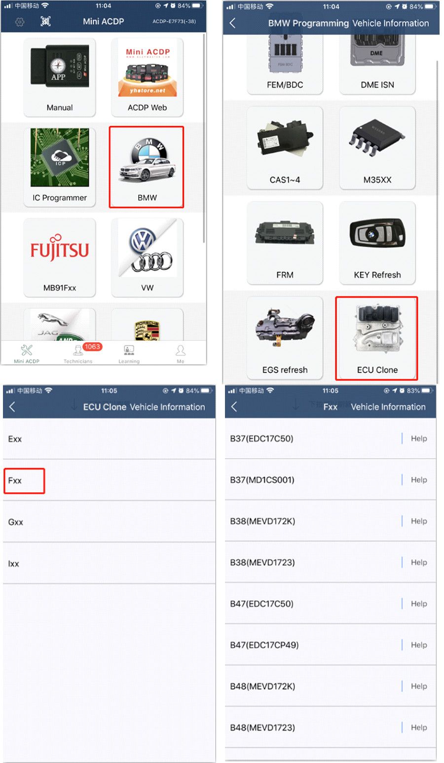 Yanhua BMW DME ACDP-2 Adapter 