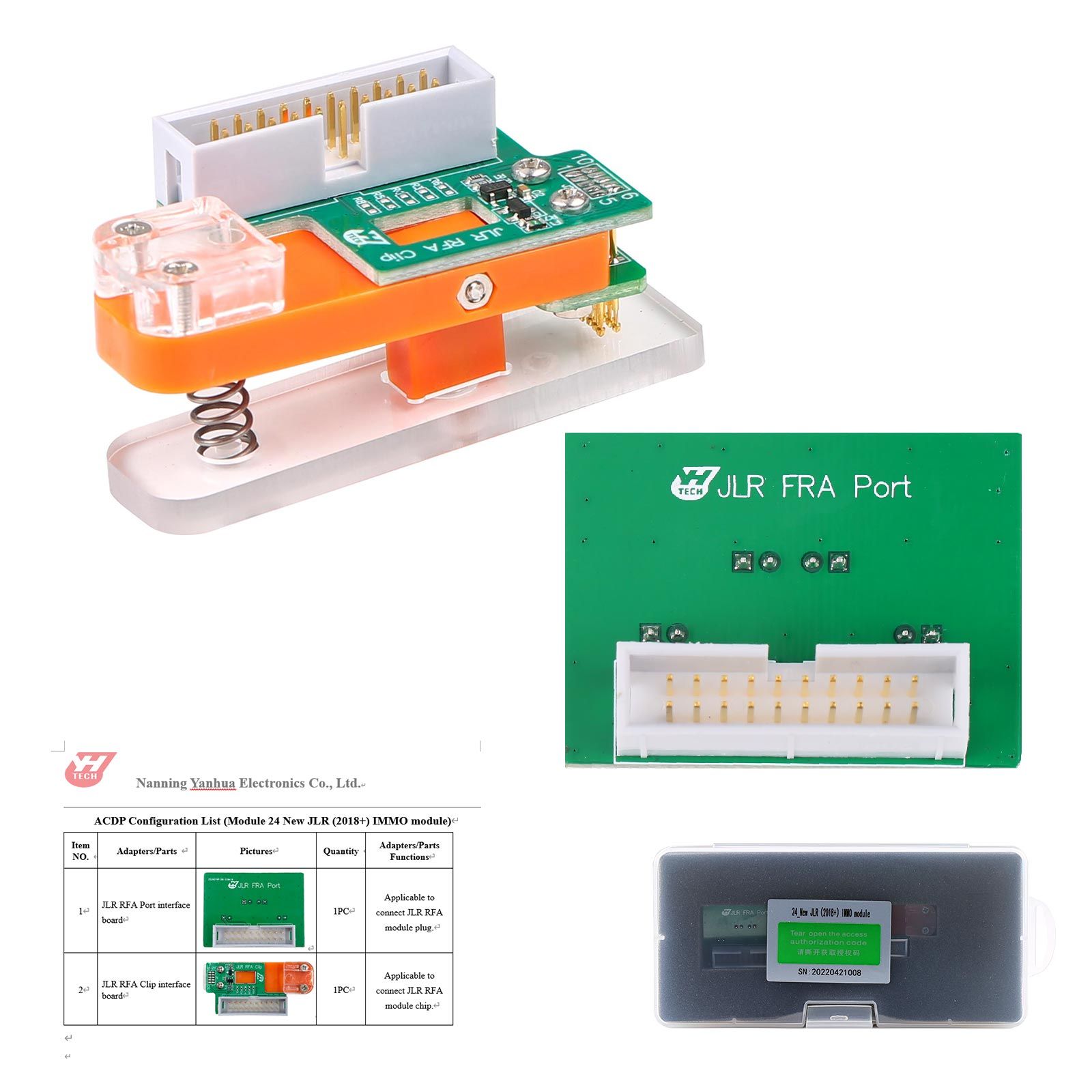 Yanhua ACDP Modul 24 Neues JLR(2018+) IMMO Modul mit Lizenz A702